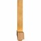 Ekena Millwork Eugene Rough Sawn Timber Gable Bracket, Western Red Cedar, 108"W x 27"H x 4"D x 4"F, 6/12 Pitch GBW108X27X0404EUG00RWR - alternate 4